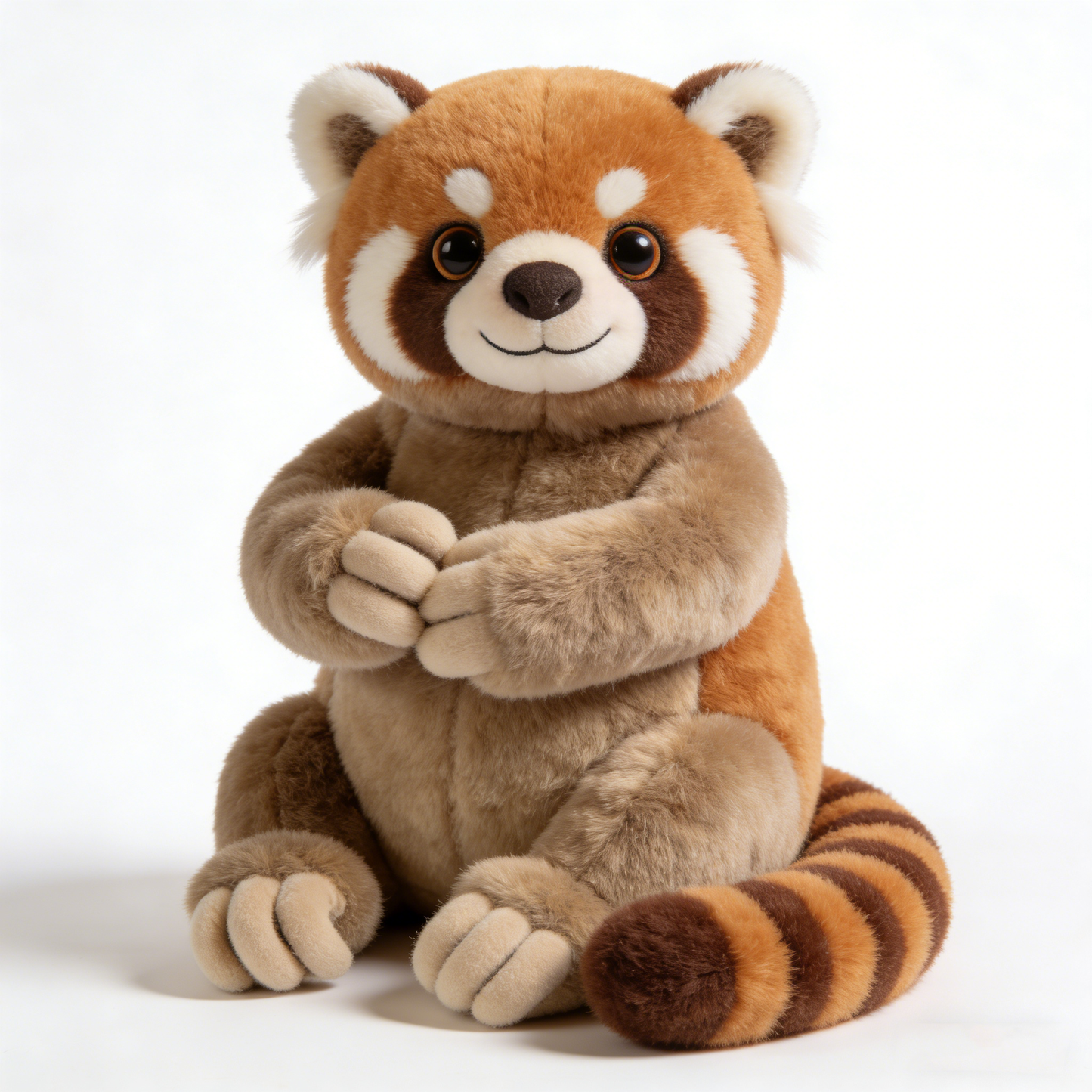 Well-Behaved Hugging Arms Red Panda Plush Toy
